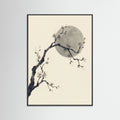 Black Wood Bamboo Zen Sunset