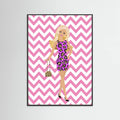 Barbie Zig Zag Poster – Poster und Kunstdruck