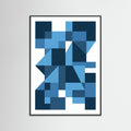 Black Wood Bauhaus Blue Depths
