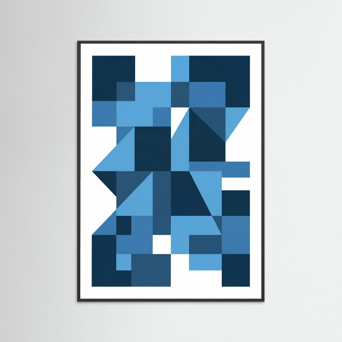 Black Wood Bauhaus Blue Depths