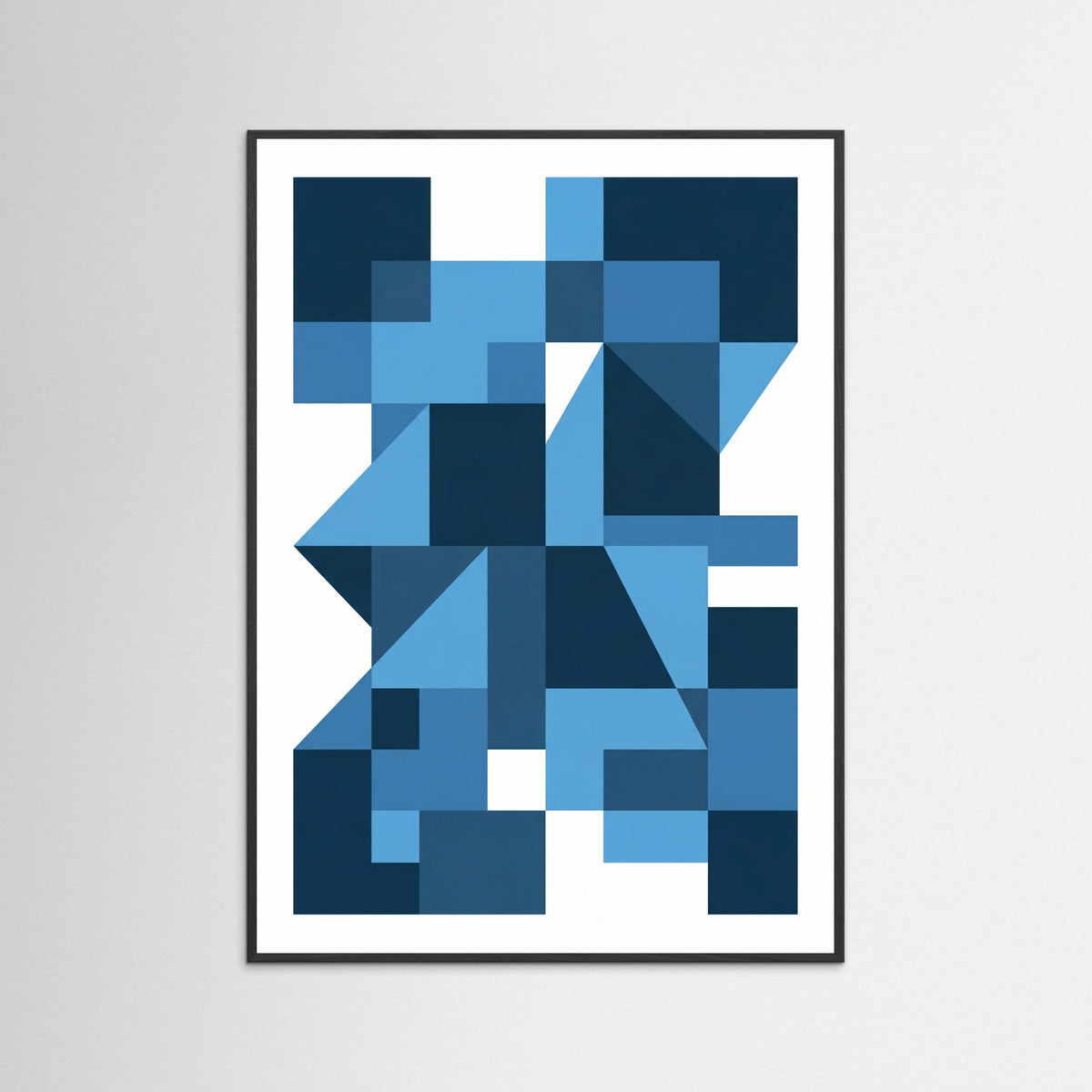 Black Wood Bauhaus Blue Depths