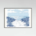 Beach Walk Poster – poster and art print