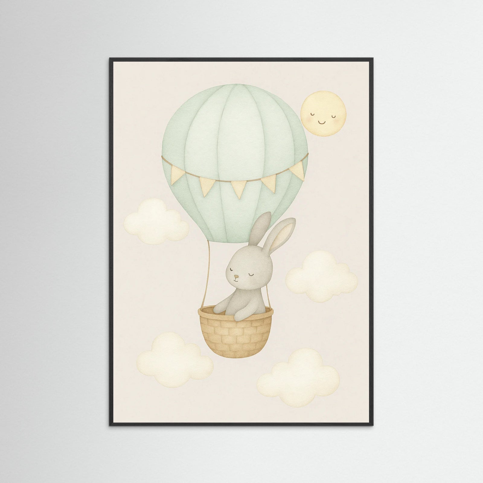 Black Wood Bear Hot Air Balloon