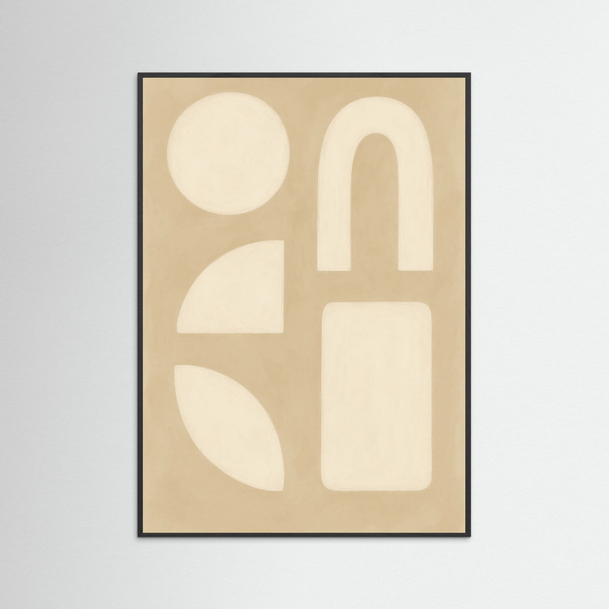 Black Wood Beige Swirls