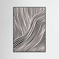 Beige Wave Pattern Poster – poster and art print