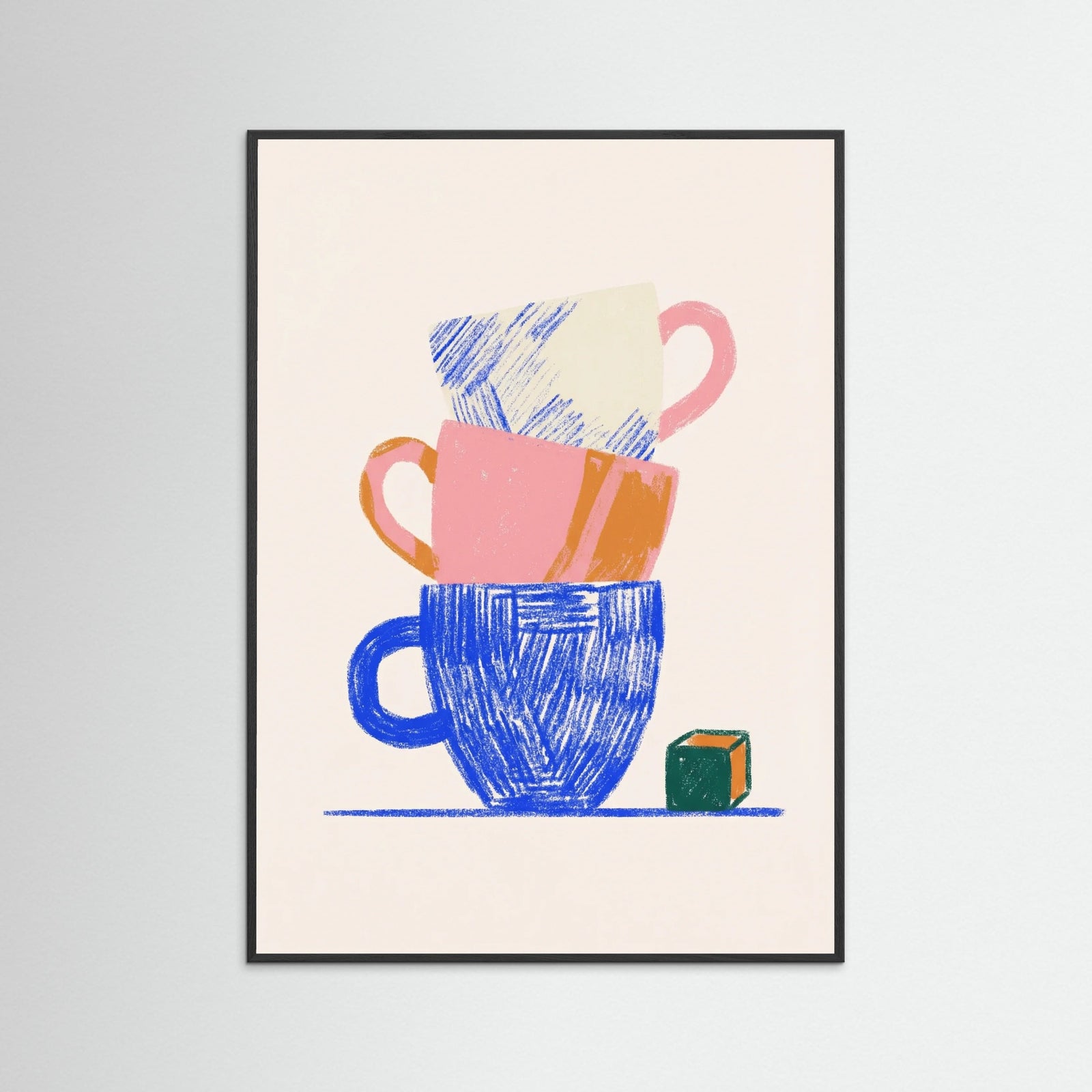 Black Wood Beverage Still Life