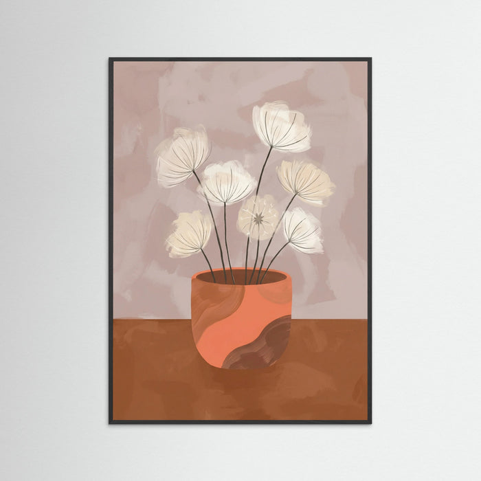 Black Wood Blossom Vase
