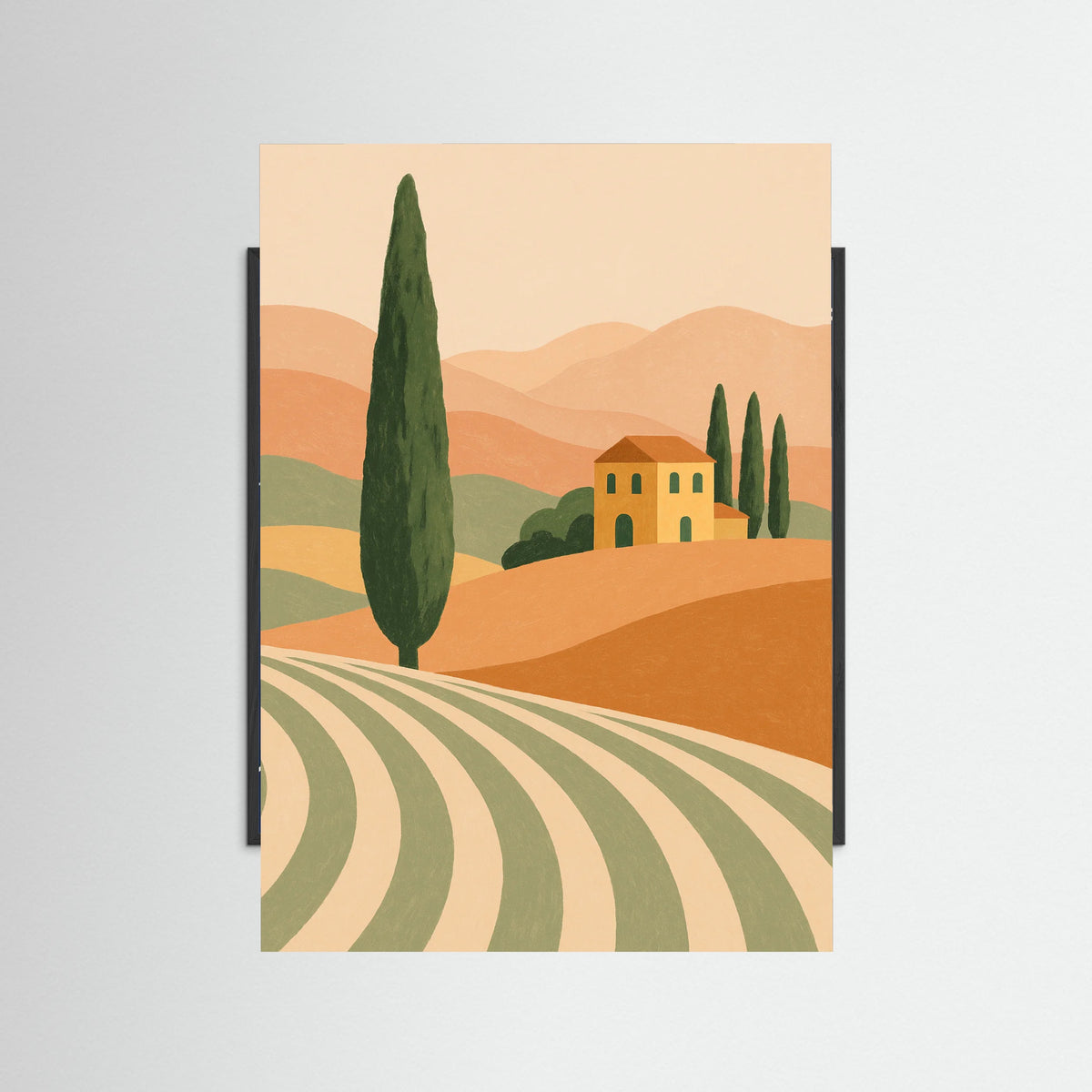 Black Wood Blossom Vignette