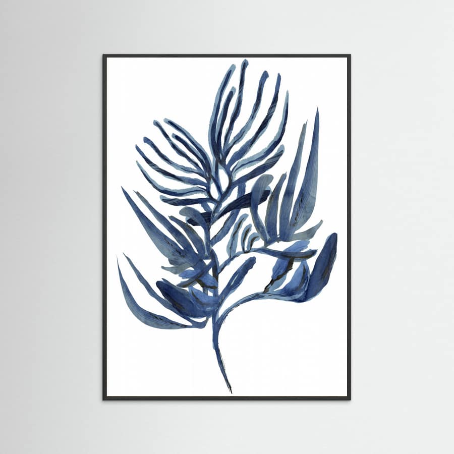 Plakat Blue Aquatic Plant Poster 1 – plakat i druk artystyczny