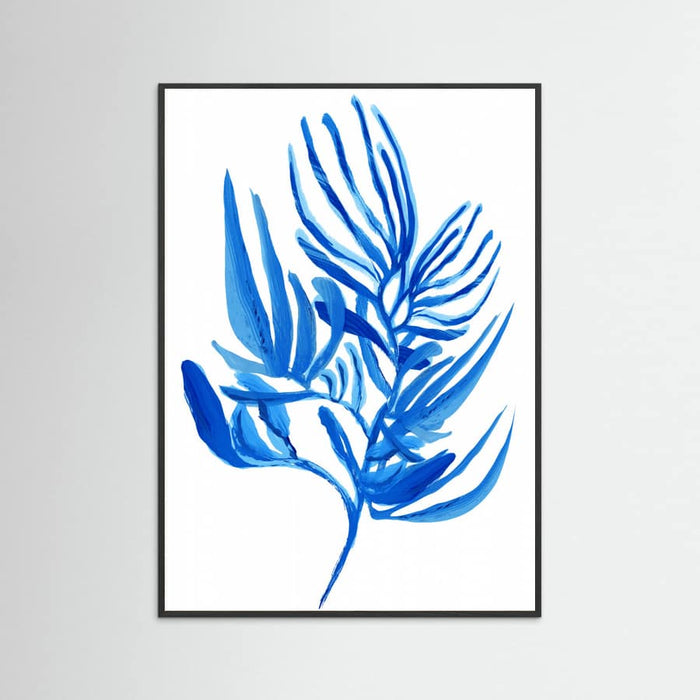 Blue Aquatic Plant Poster 6 – poster and art print