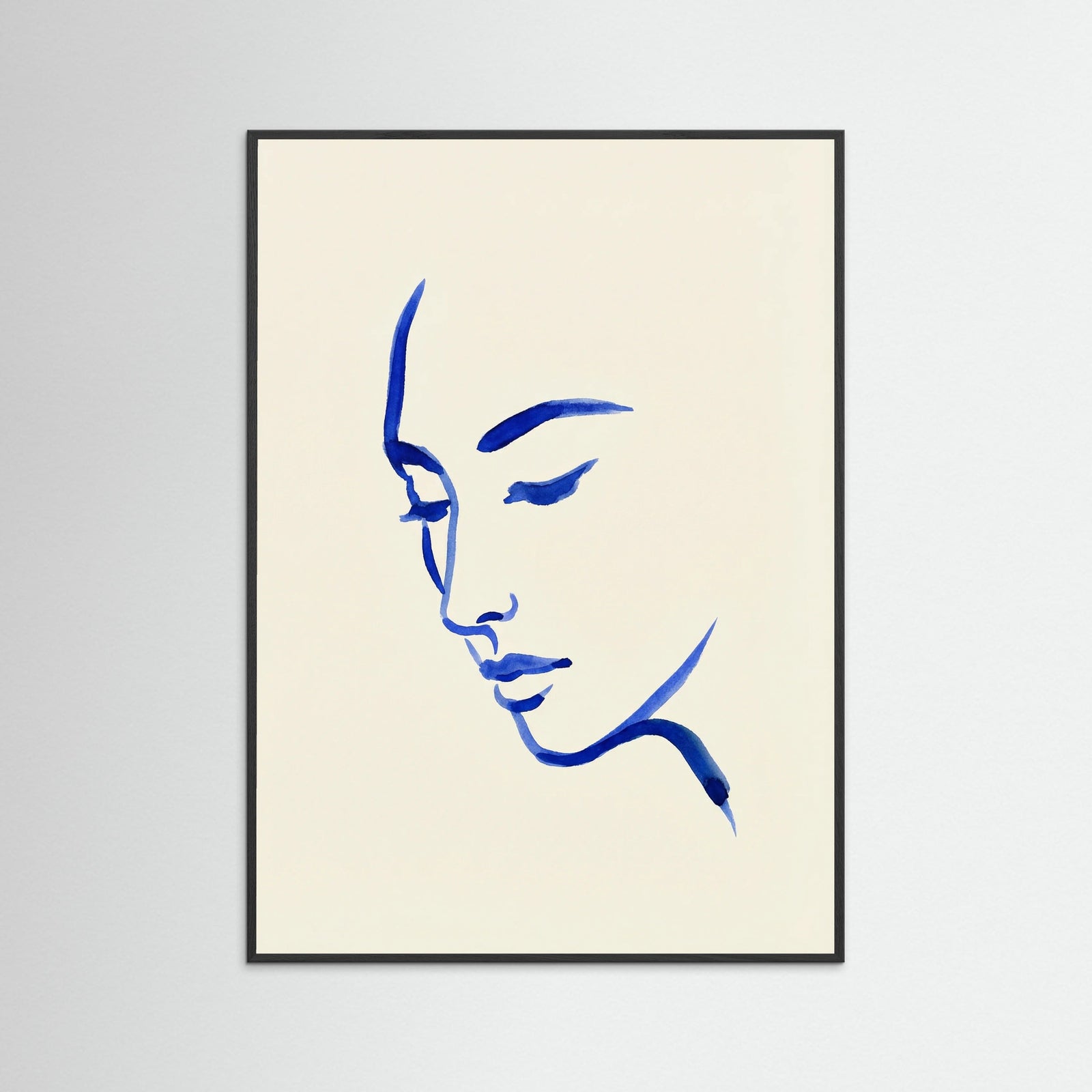 Black Wood Blue Contemplation