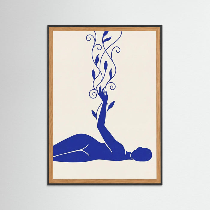 Black Wood Blue Contemplation