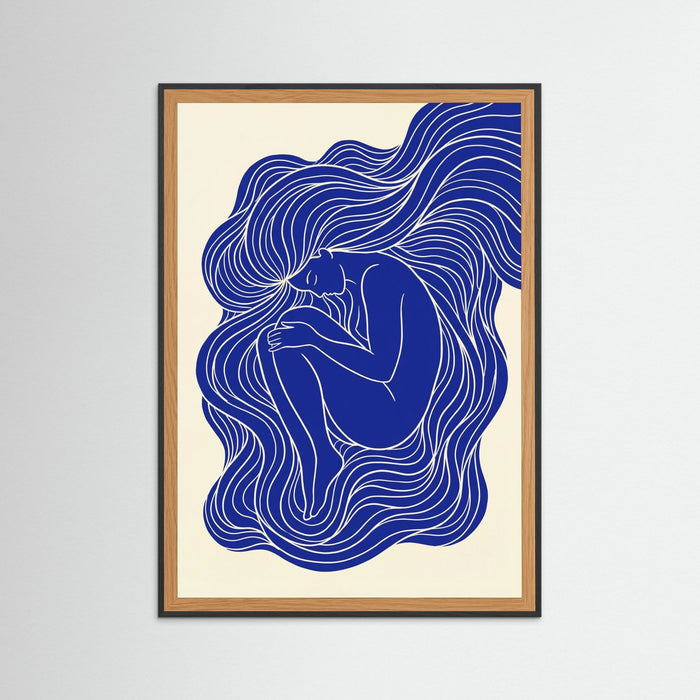 Black Wood Blue Embrace 1