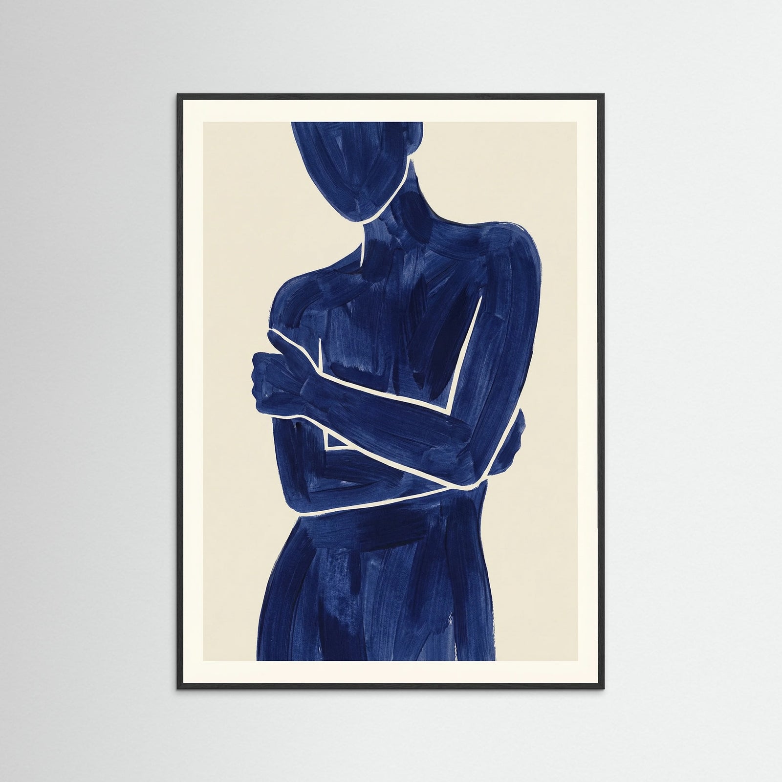 Black Wood Blue Embrace