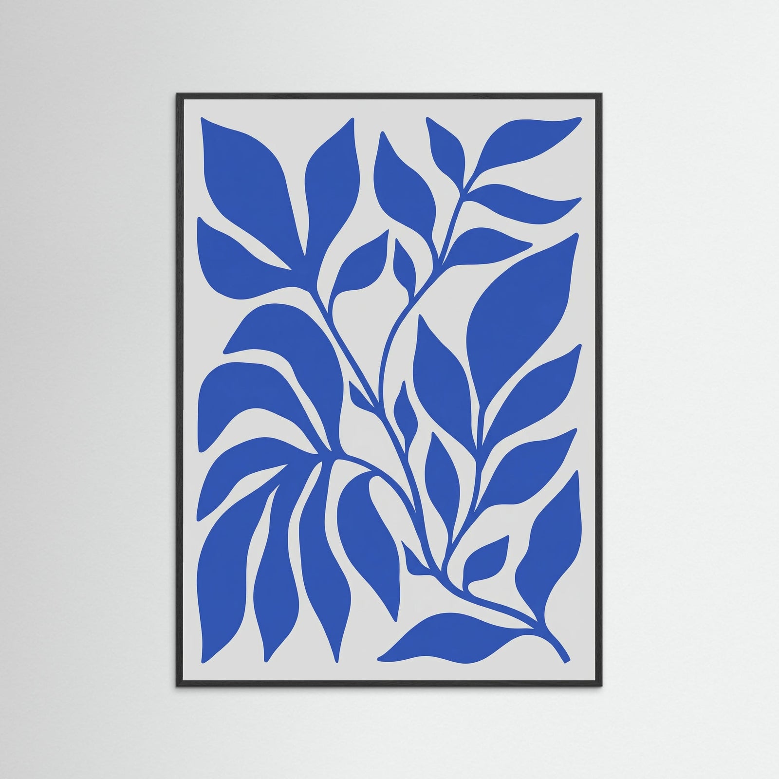 Black Wood Blue Figuration