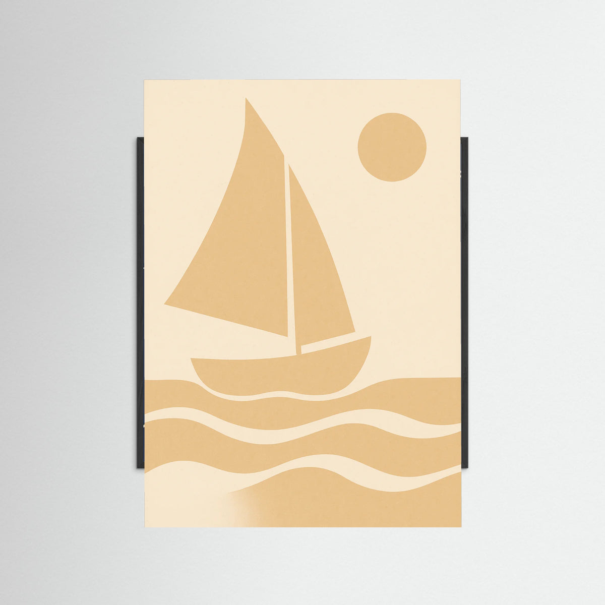 Black Wood Blue Nude Silhouette