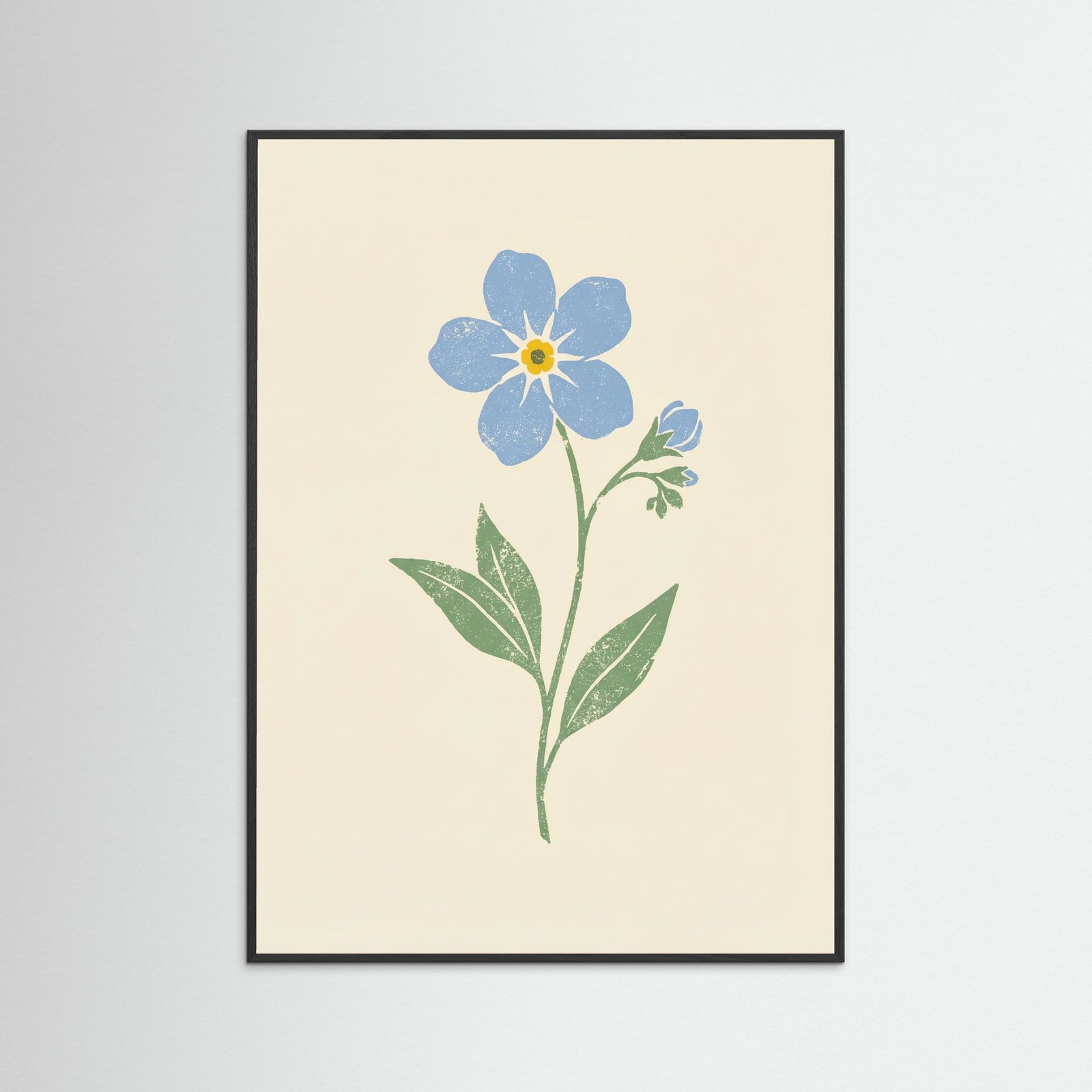 Black Wood Blue Reminder