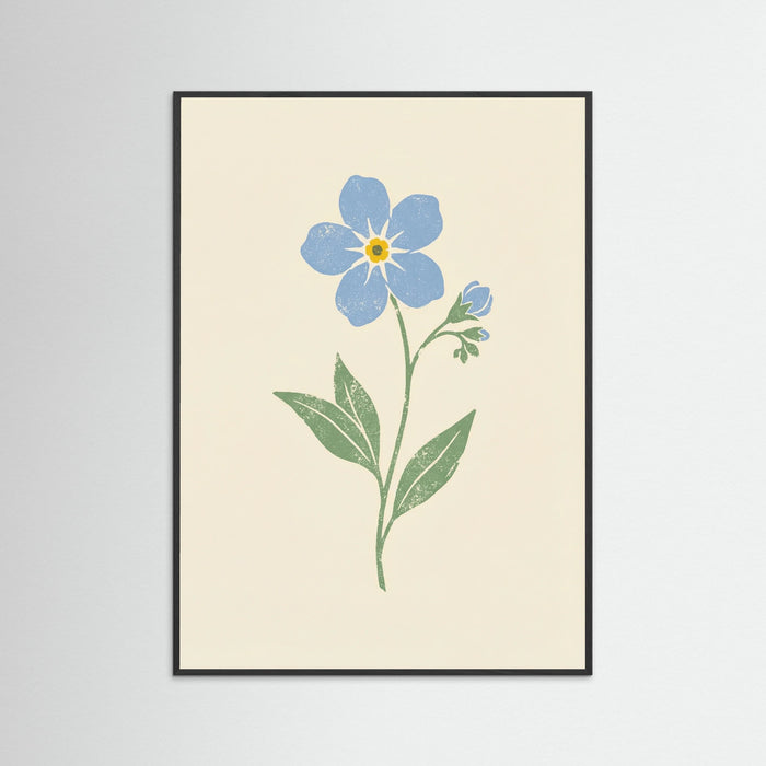 Black Wood Blue Reminder