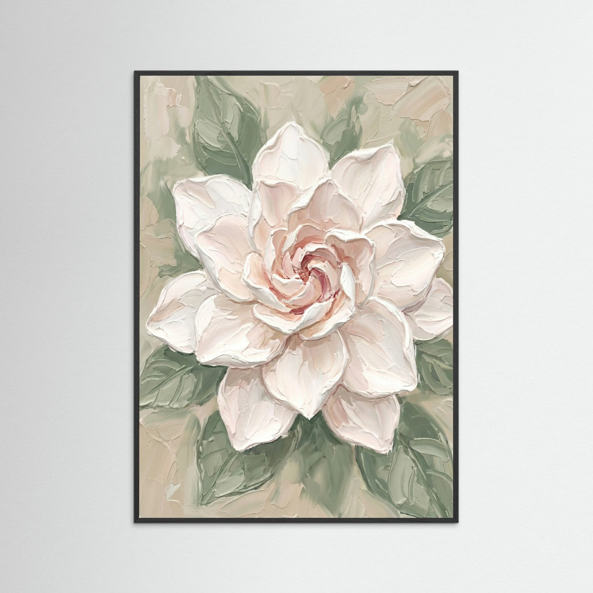 Black Wood Blushing Petals