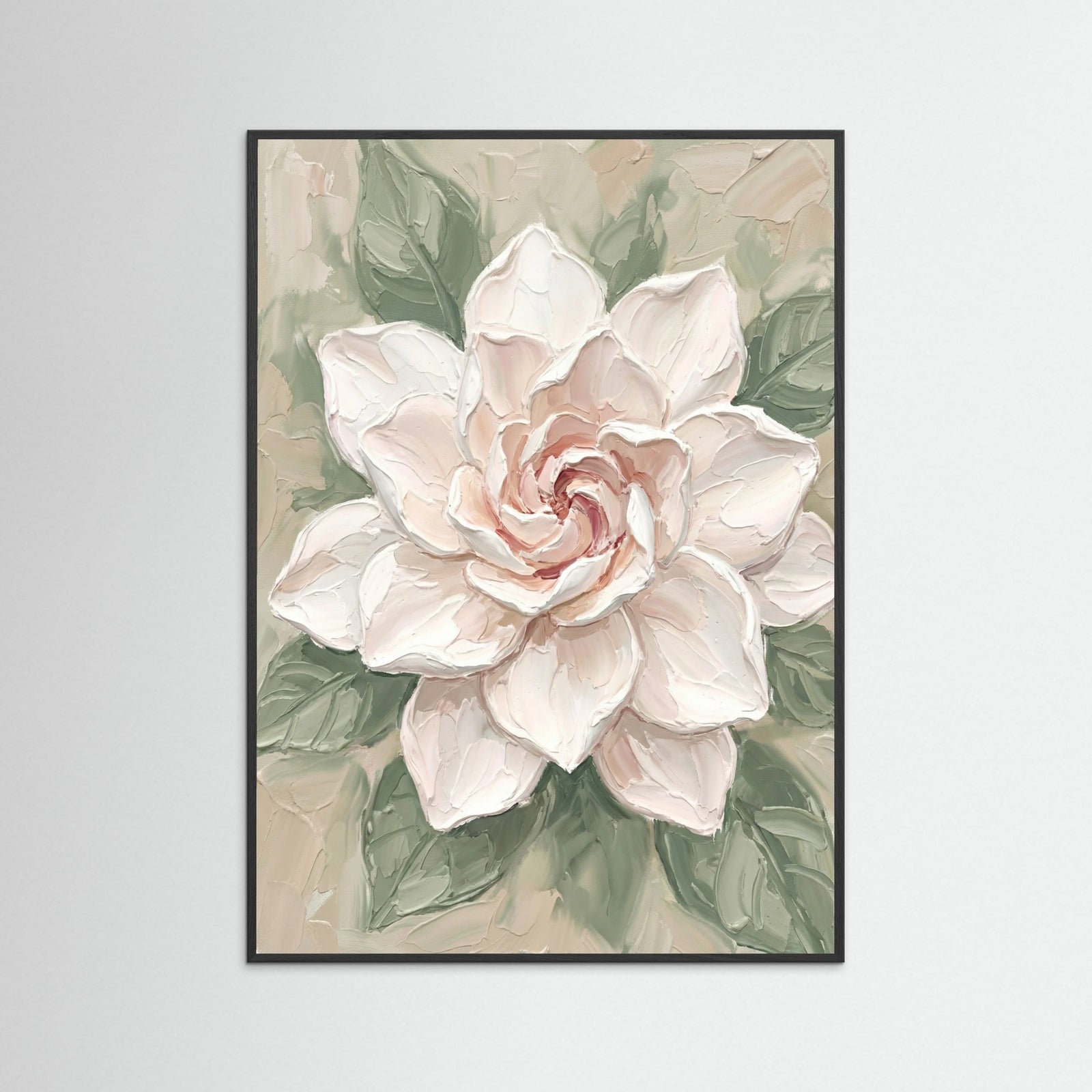 Black Wood Blushing Petals