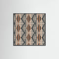 Black Wood Boho Lines Poster
