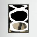 Bold Black On White No4 Poster – plakat og kunsttryk