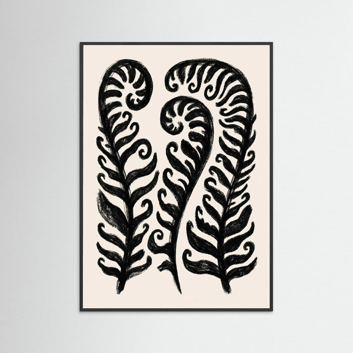 Black Wood Bold Vase Blooms