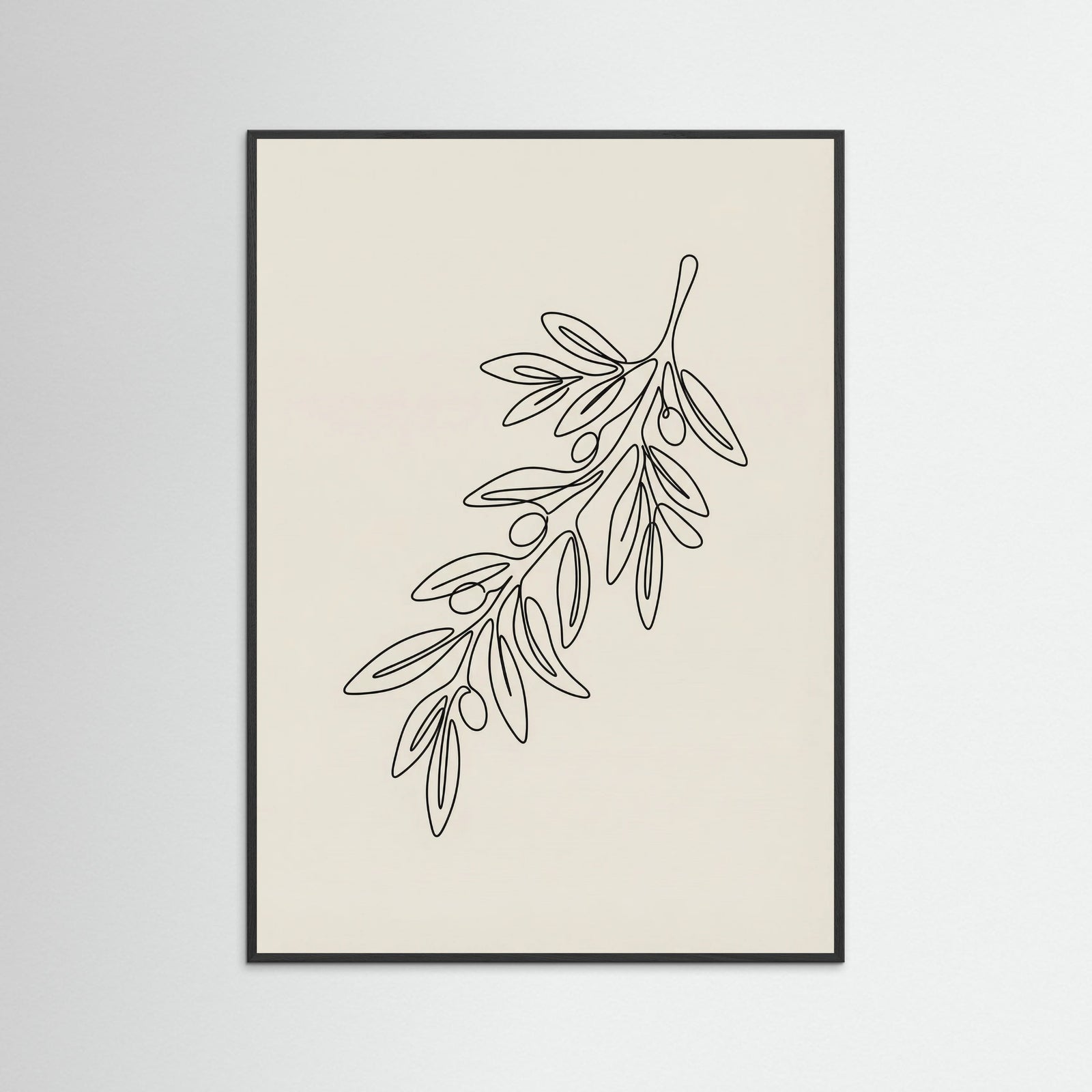 Black Wood Botanical Contour