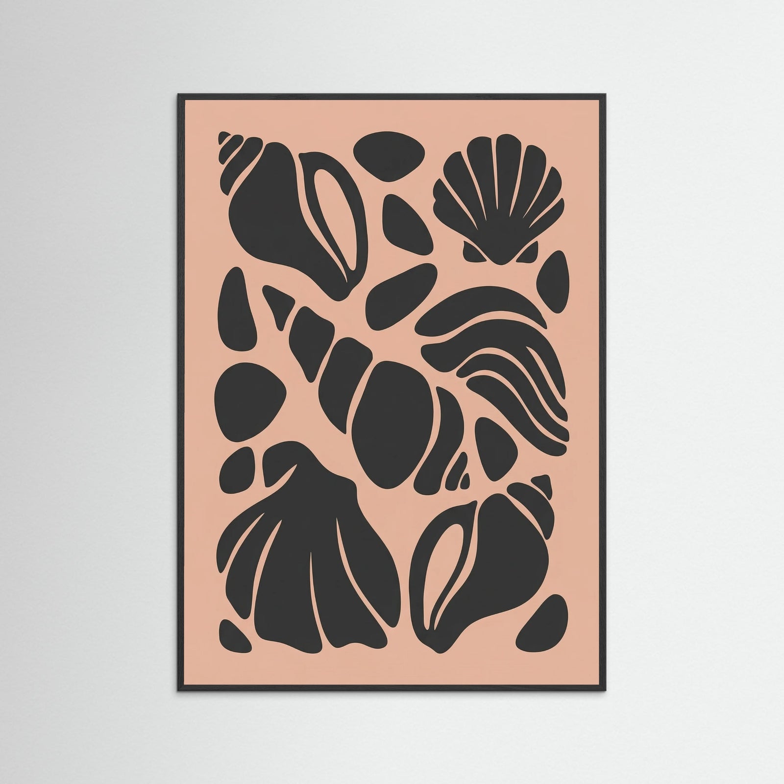 Black Wood Botanical Cutouts