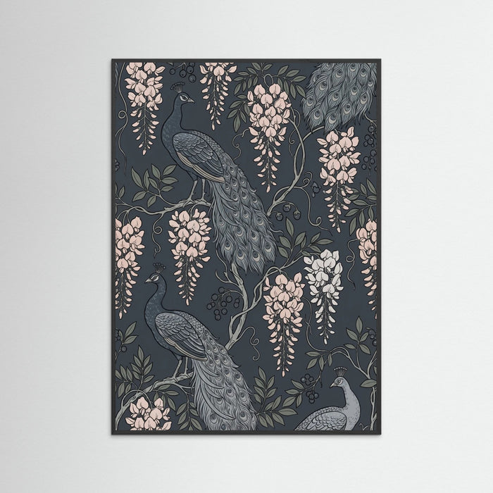 Black Wood Botanical Elegance