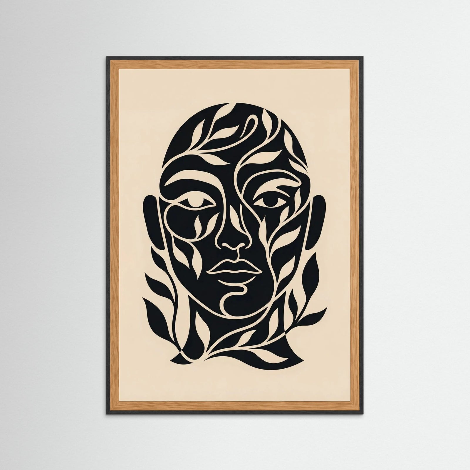 Black Wood Botanical Embrace