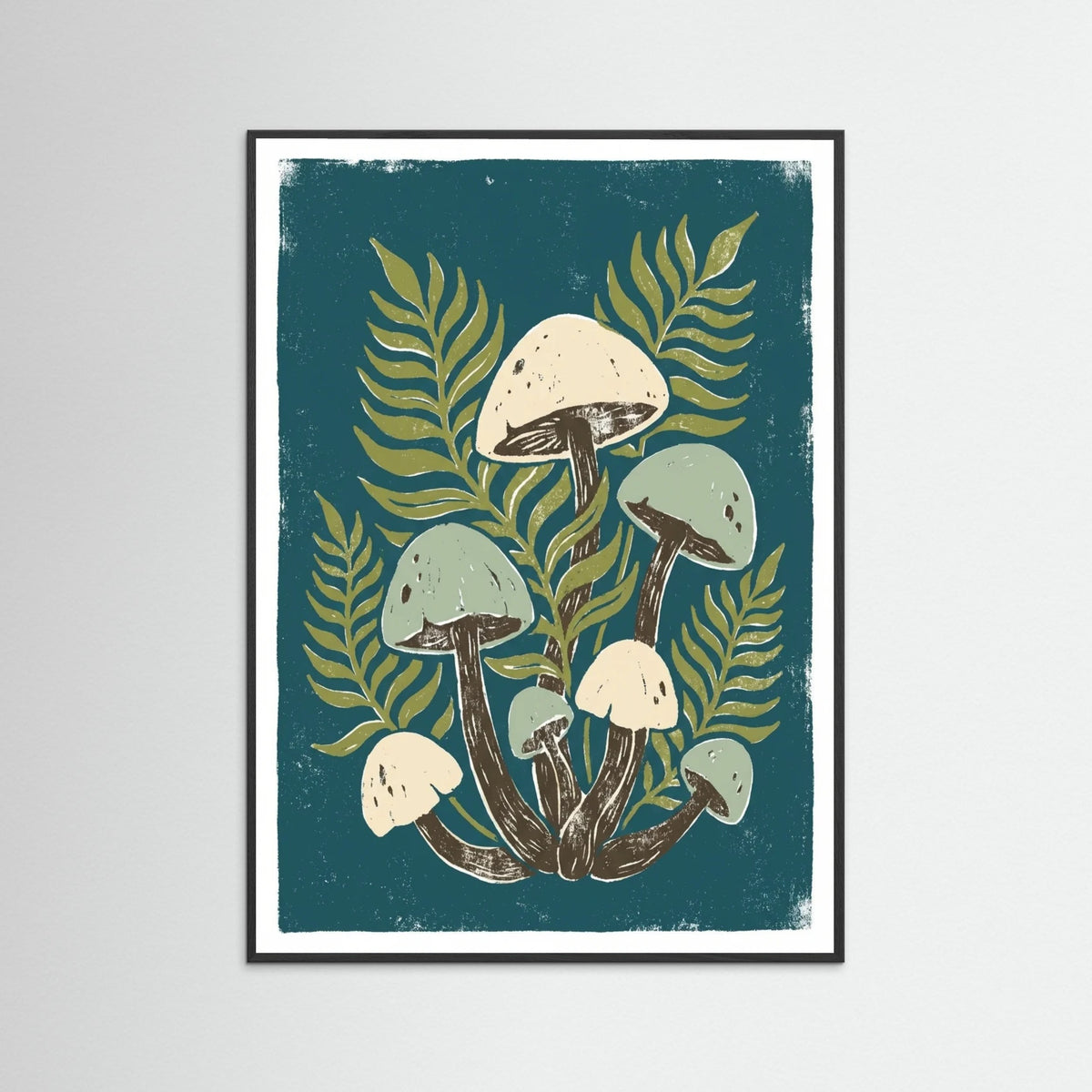 Black Wood Botanical Flow