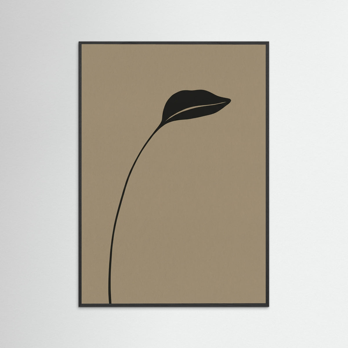 Black Wood Botanical Flow