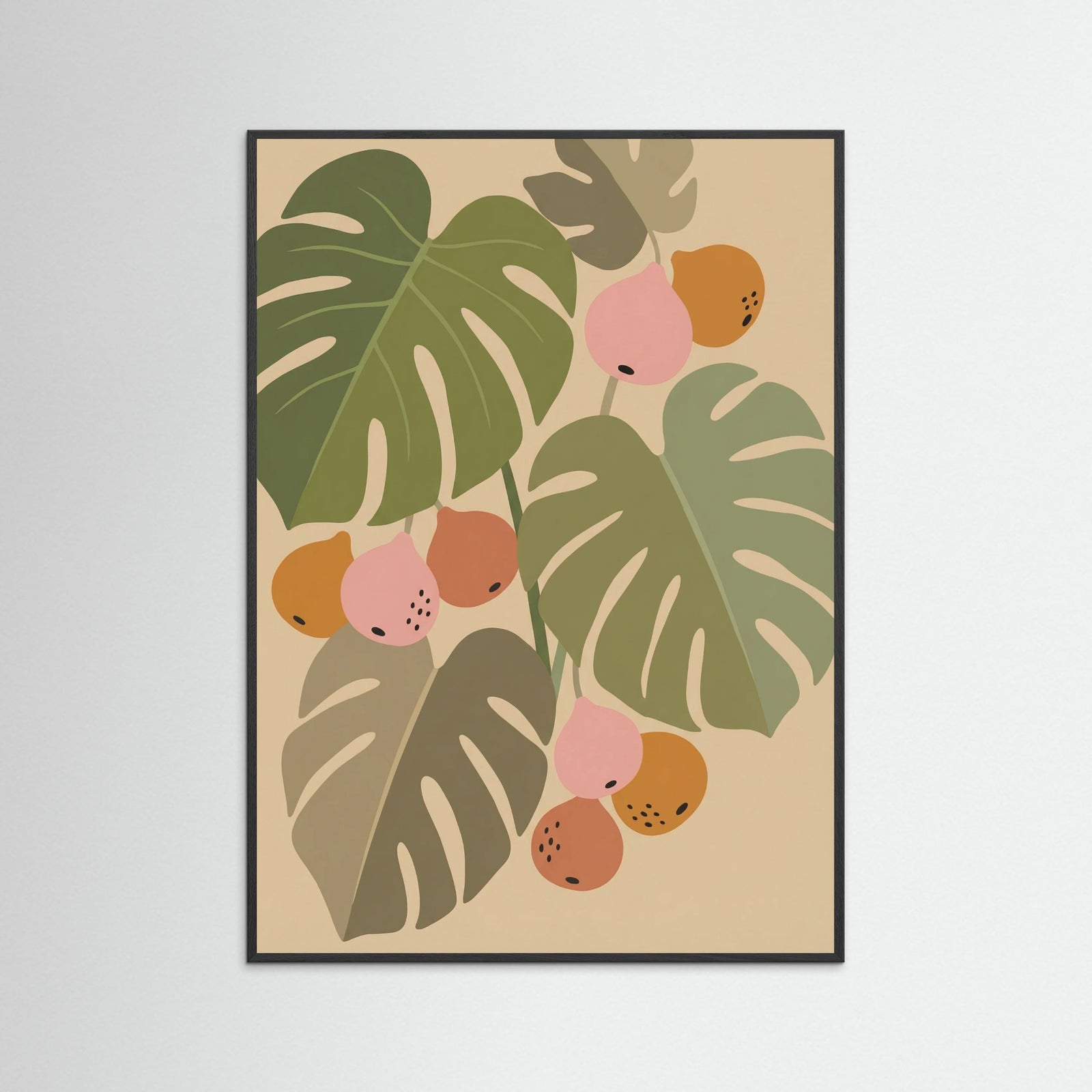 Black Wood Botanical Harmony