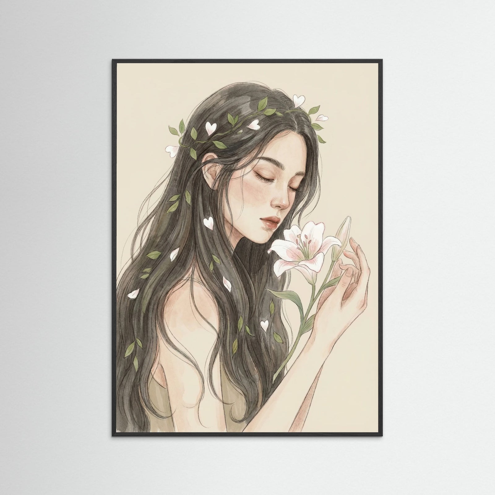 Black Wood Botanical Serenity