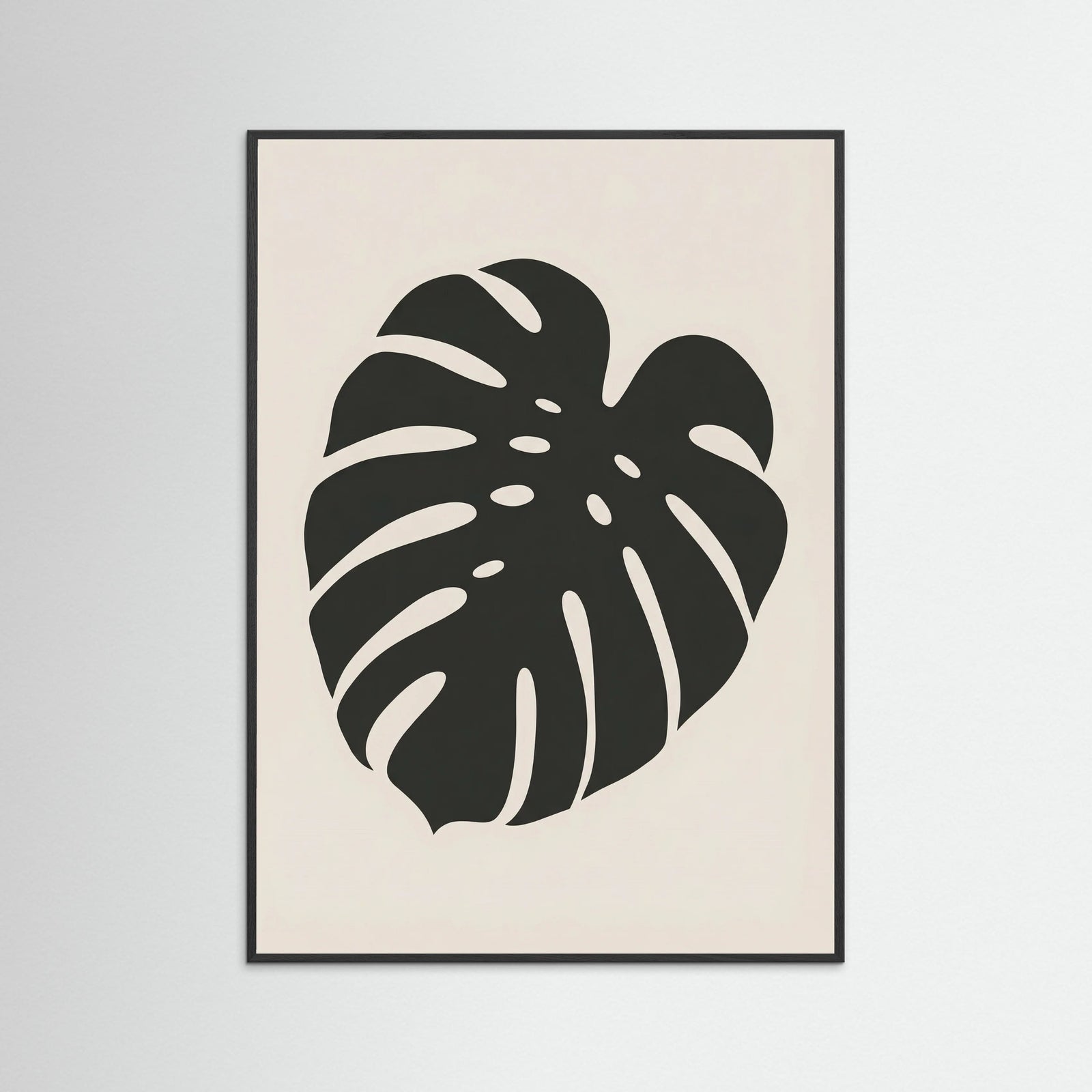 Black Wood Botanical Silhouette