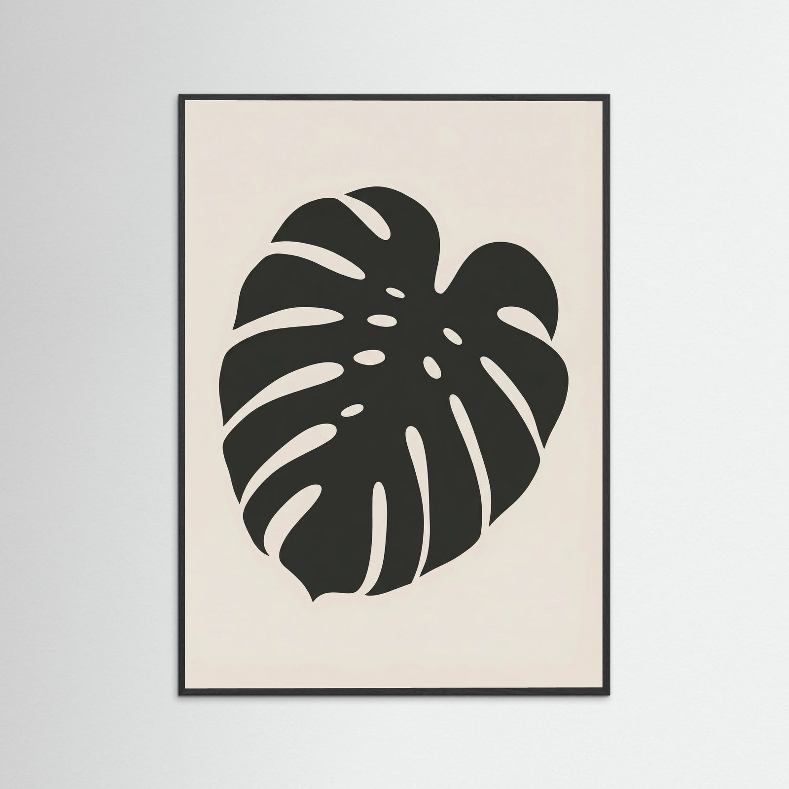 Black Wood Botanical Silhouette