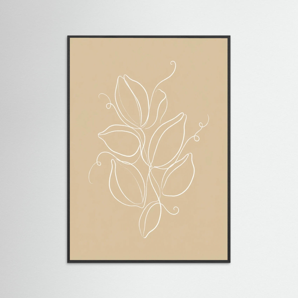 Black Wood Botanical Simplicity