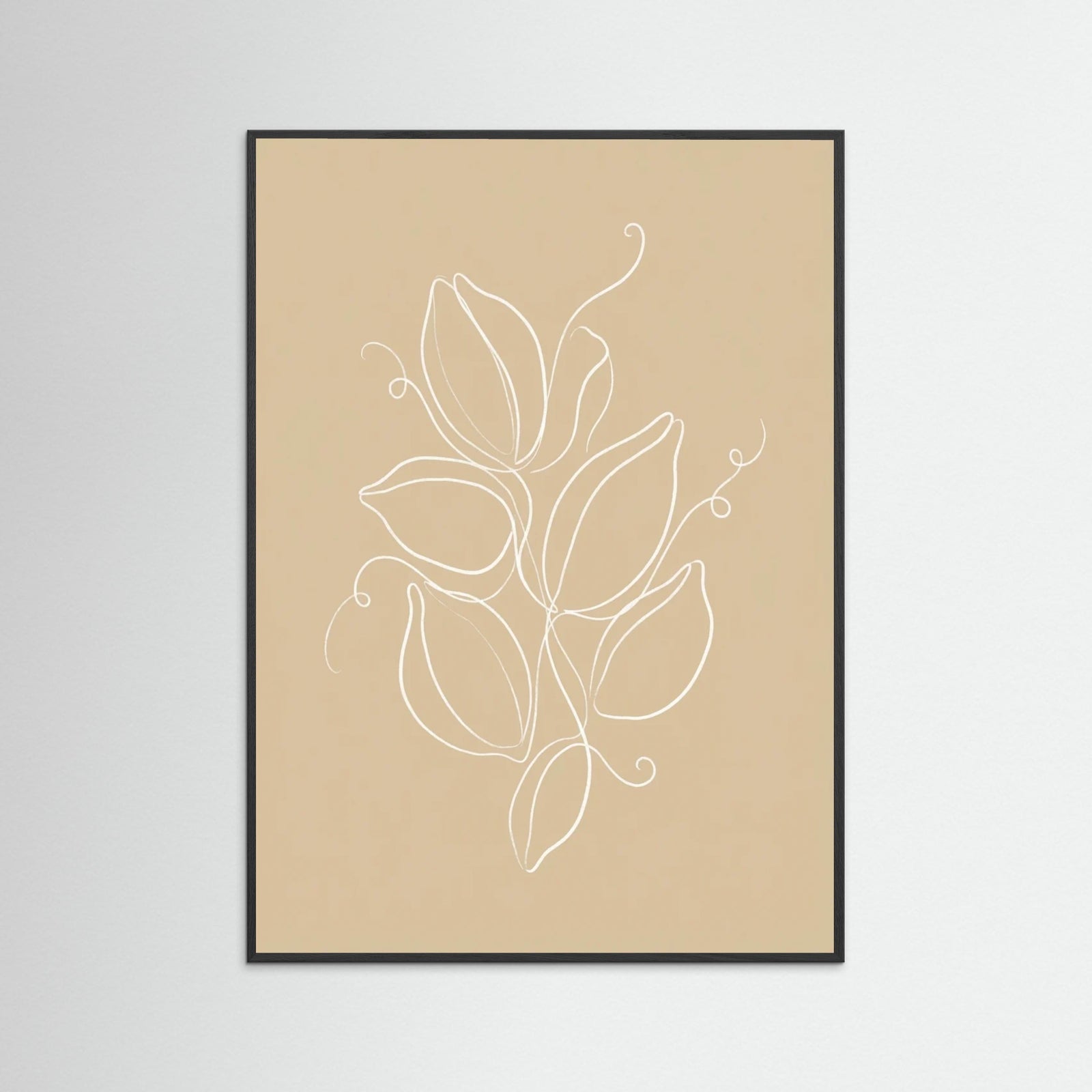 Black Wood Botanical Simplicity