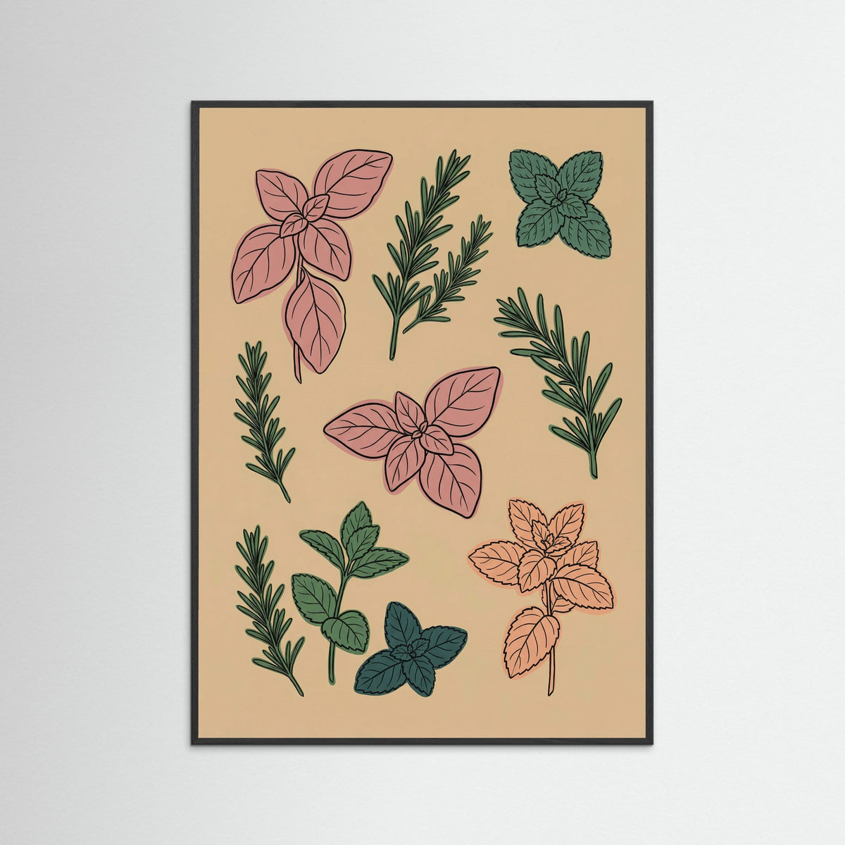 Black Wood Botanical Sketchbook