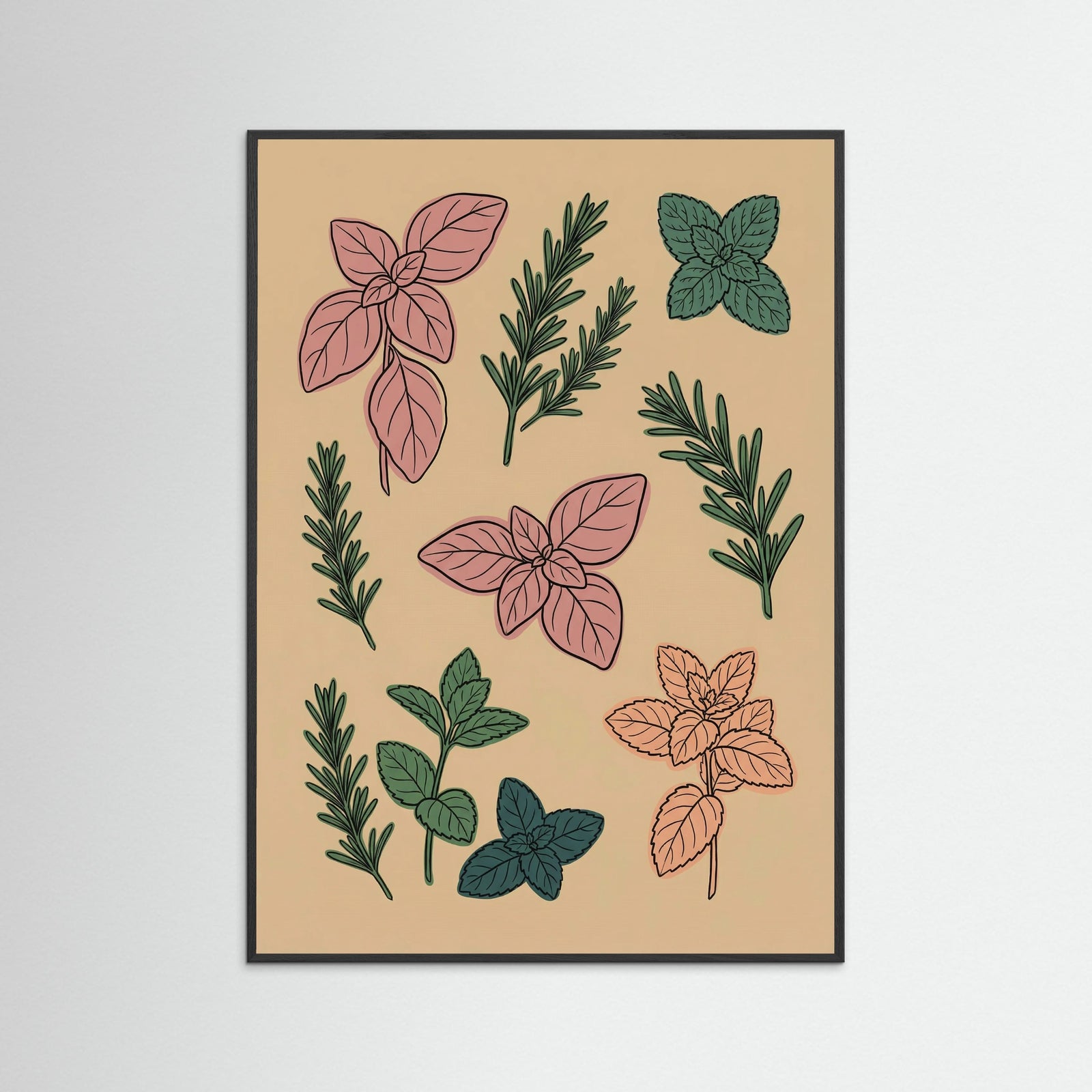 Black Wood Botanical Sketchbook