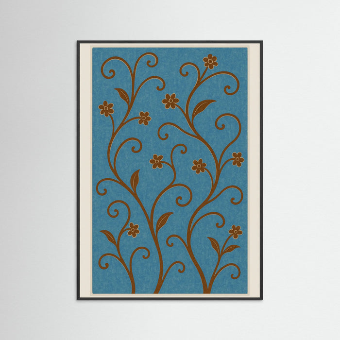 Black Wood Botanical Vines