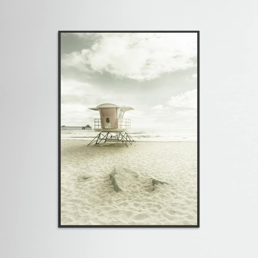 Affiche CALIFORNIA Vintage Imperial Beach – affiche et impression d’art