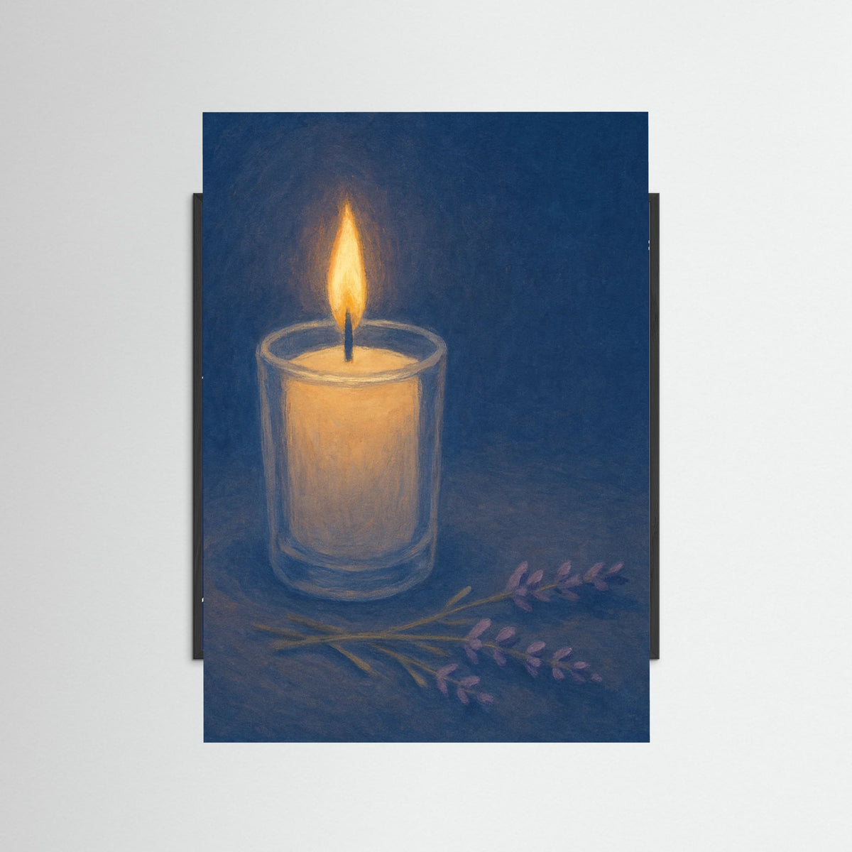 Black Wood Candlelight Evening