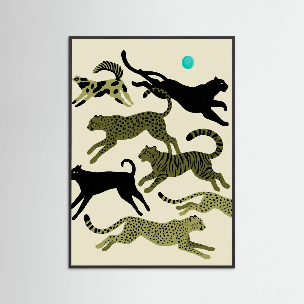 Black Wood Canine Pursuit