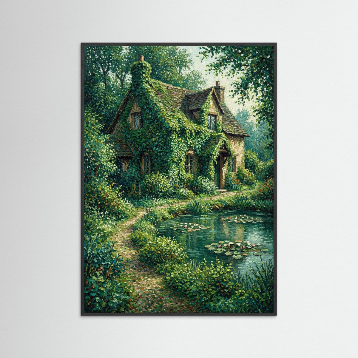 Black Wood Castle by Lake