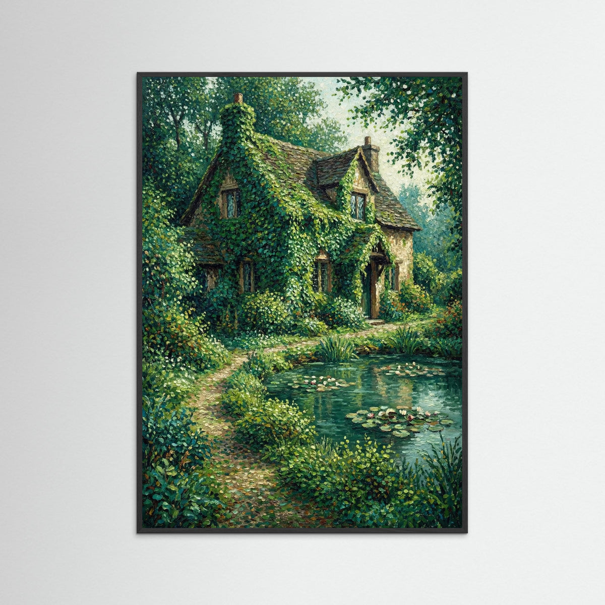 Black Wood Castle by Lake