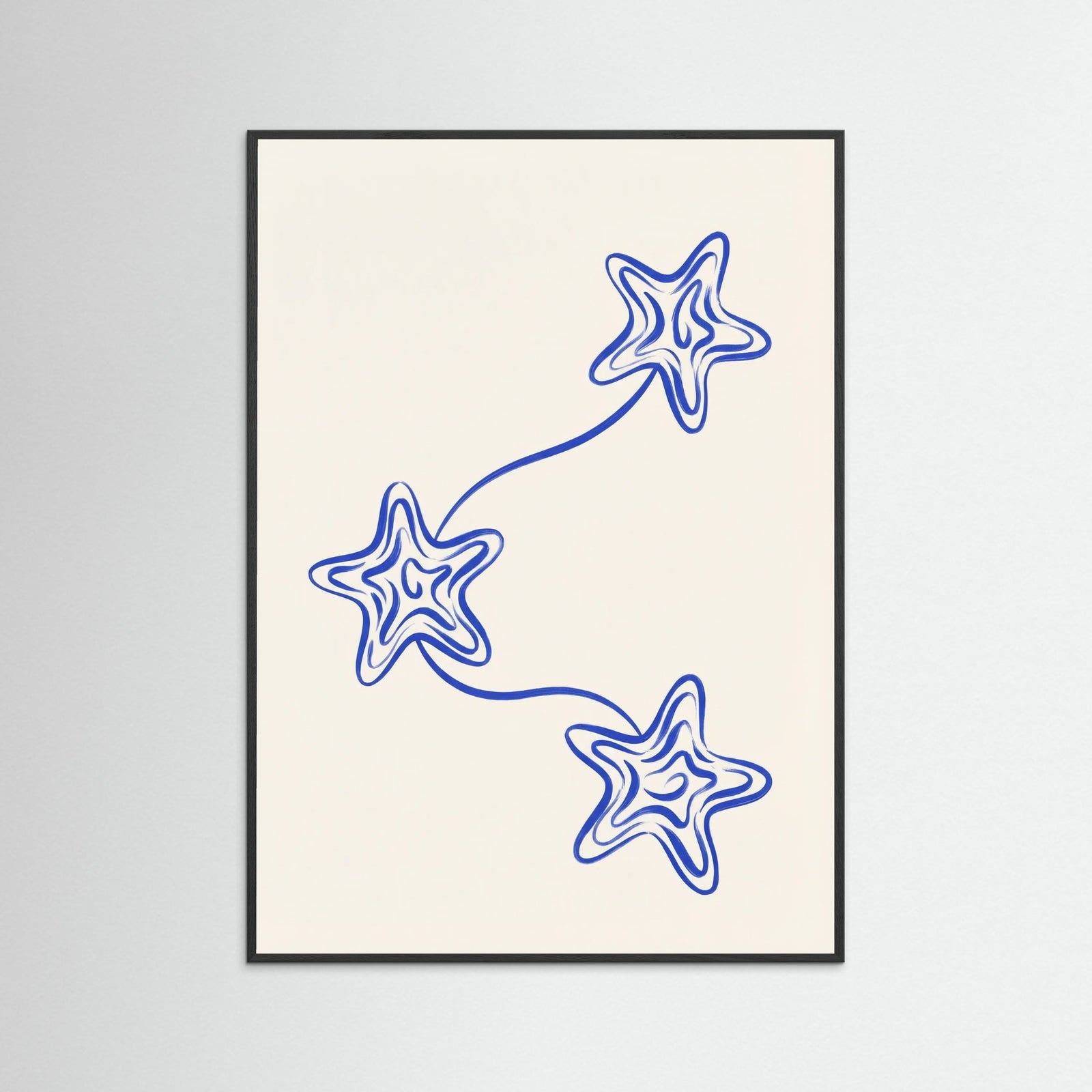 Black Wood Celestial Blooms