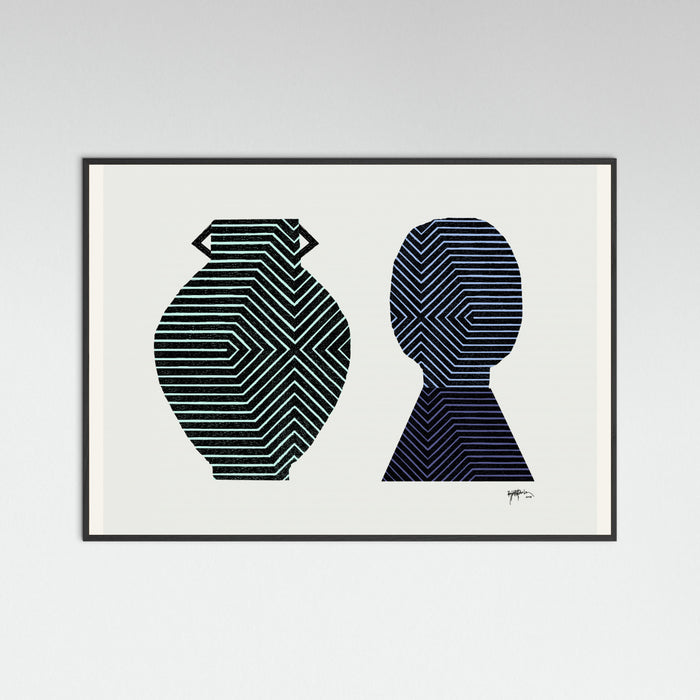 Black Wood Celestial Garden IV. Poster