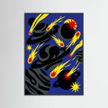Black Wood Celestial Silhouette